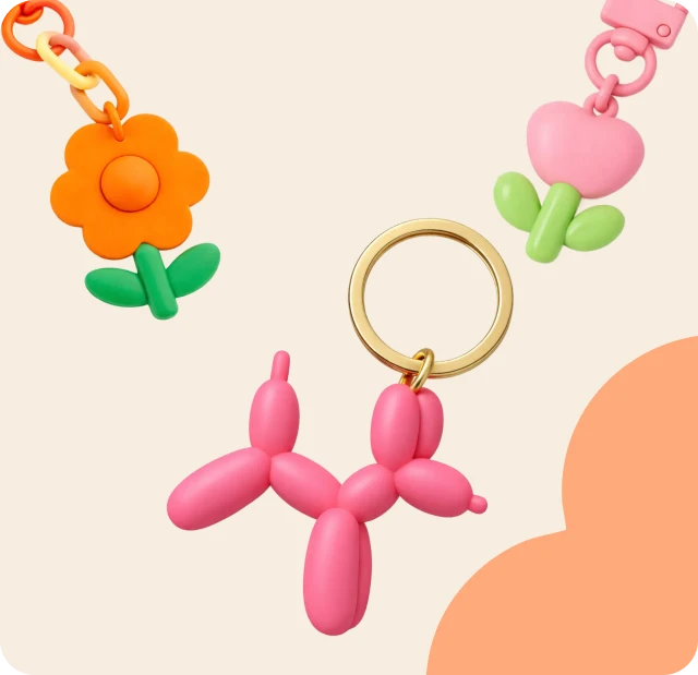 Variedade de pingentes