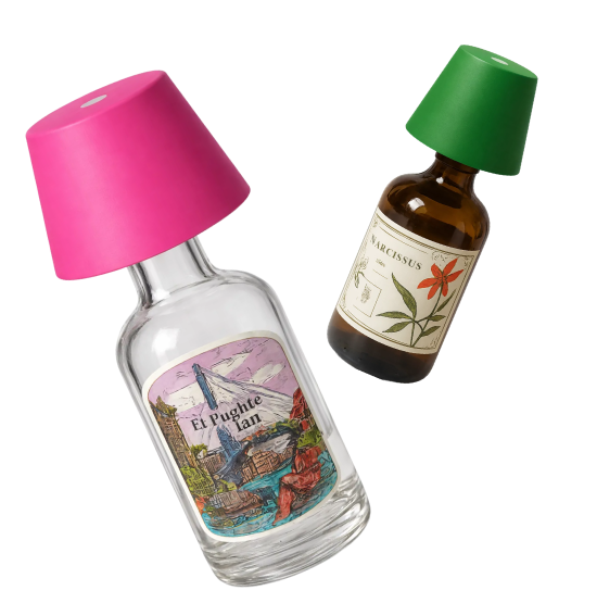 Luminárias para acoplar em garrafas